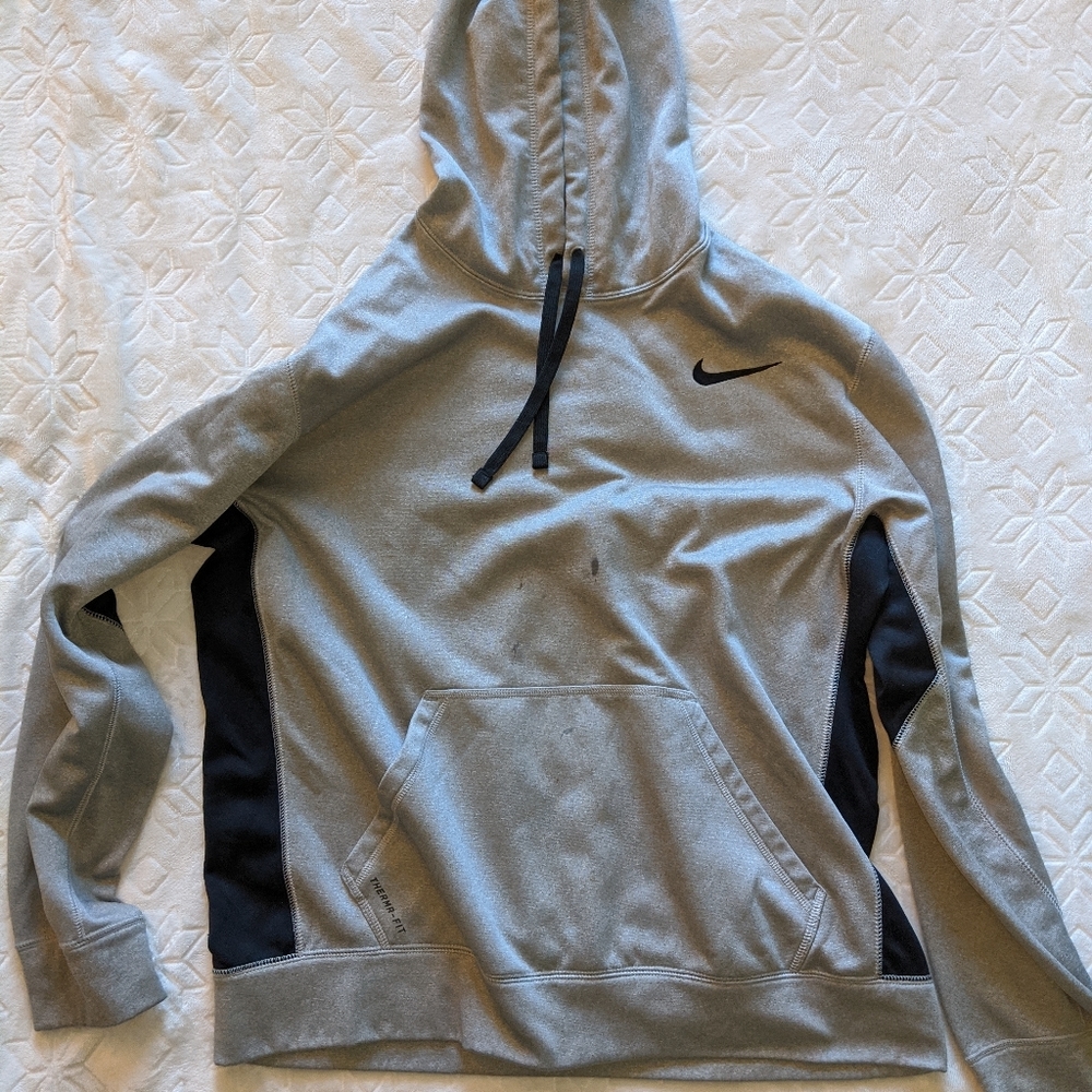 Nike sweatshirt w/ two pairs Hanes sweatpants.